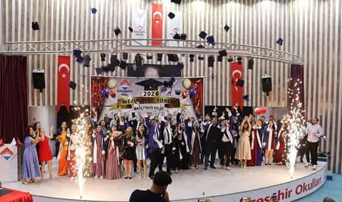 Iğdır'da Görkemli Mezuniyet: Ağrı Dağı Manzarası Altında Kep Atma Heyecanı