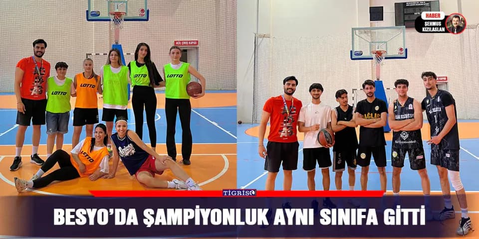 Dicle Üniversitesi BESYO'da Basketbol Heyecanı: Şampiyonluk Aynı Sınıfa Gitti görseli