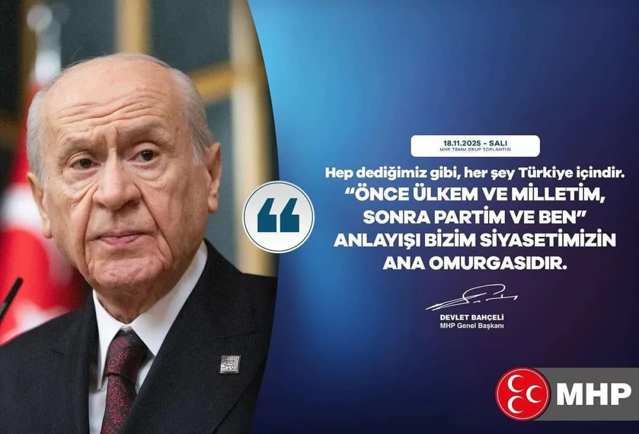 Akyurt MHP İlçe Başkanlığı'ndan Siyasetin Omurgası Açıklaması Akyurt MHP İlçe Başkanlığı'ndan Siyasetin Omurgası Açıklaması