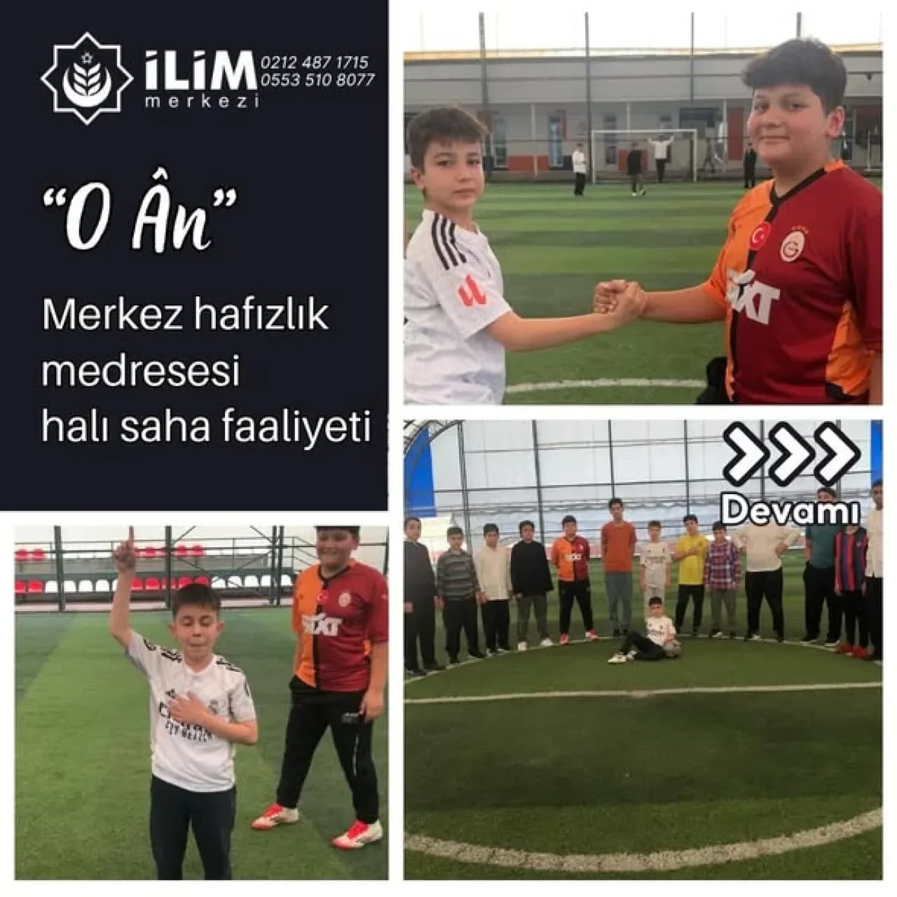 Başakşehir İlim Merkezi'nde Hafızlık Eğitimi Alan Öğrenciler için Halı Saha Turnuvası Düzenlendi Başakşehir İlim Merkezi'nde Hafızlık Eğitimi Alan Öğrenciler için Halı Saha Turnuvası Düzenlendi