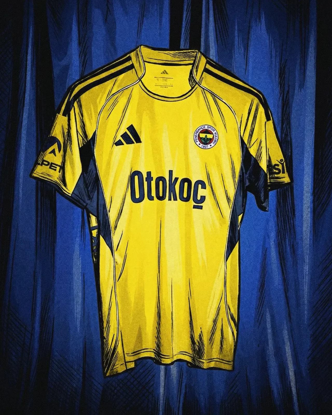 Fenerbahçe, Adidas ve Fenerium İş Birliğiyle Sarı Formayla Sahada
