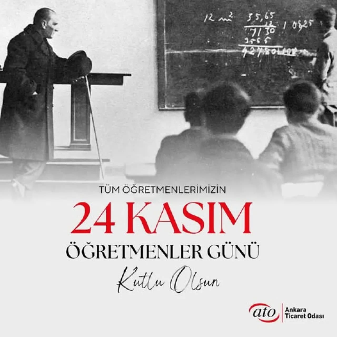 Ankara Ticaret Odası'ndan 24 Kasım Öğretmenler Günü Mesajı Ankara Ticaret Odası'ndan 24 Kasım Öğretmenler Günü Mesajı