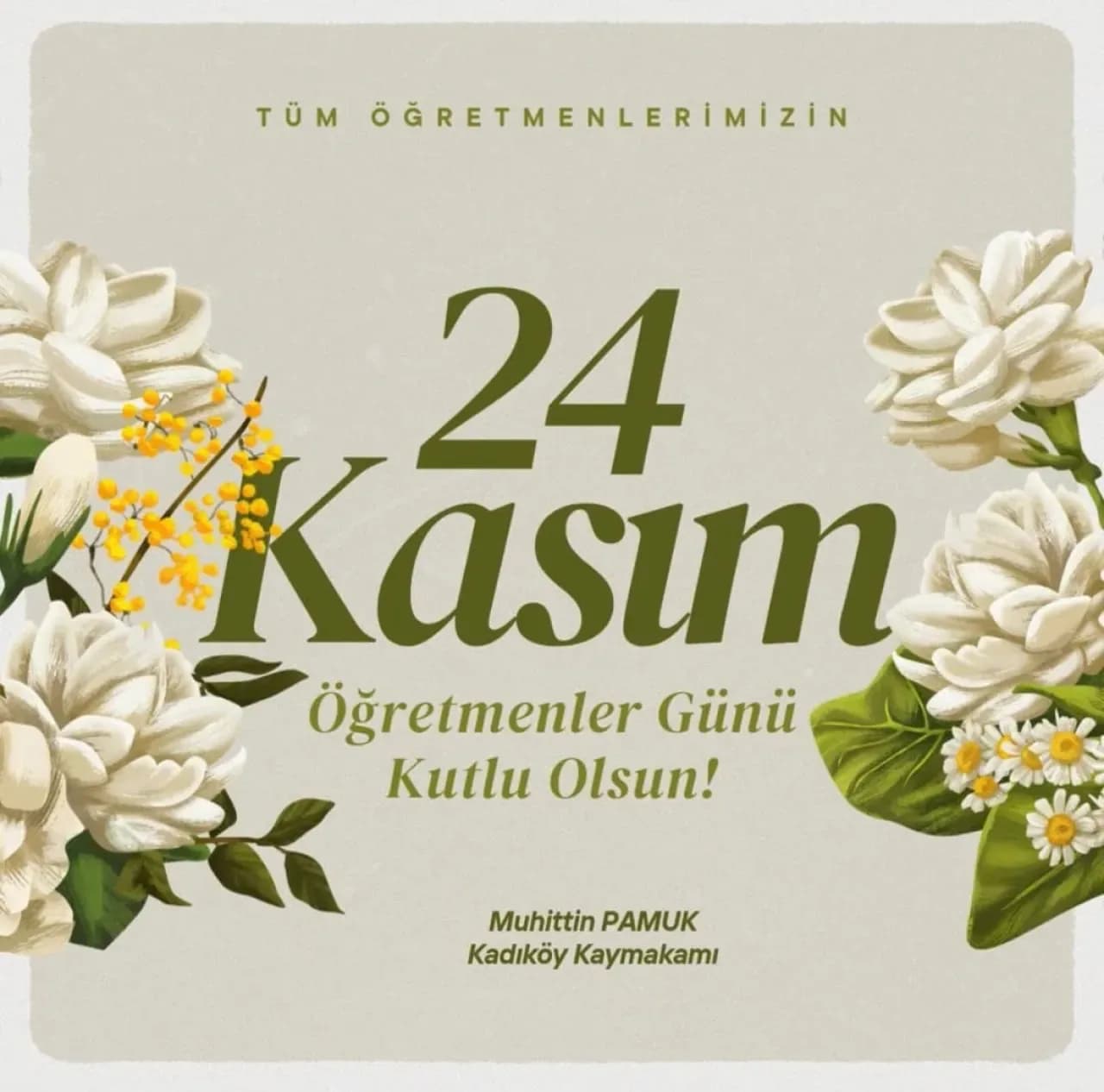 Kadıköy'de 24 Kasım Öğretmenler Günü Kutlandı Kadıköy'de 24 Kasım Öğretmenler Günü Kutlandı