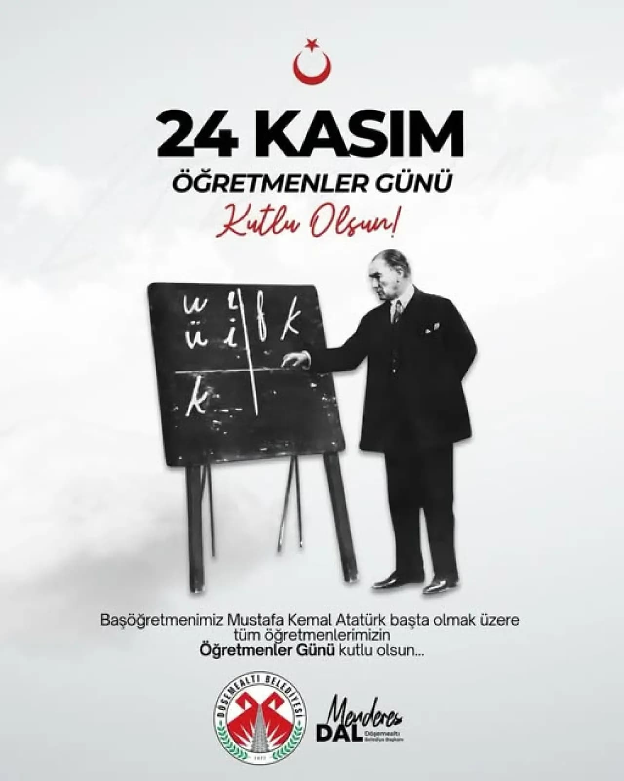 Döşemealtı Belediyesi'nden Öğretmenler Günü Mesajı: "İyi Ki Varsınız"