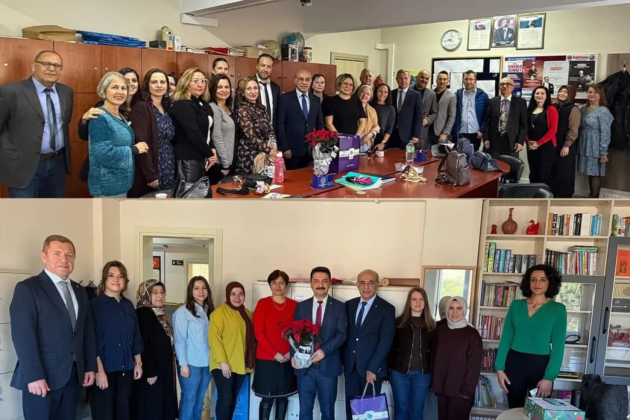 Bandırma Belediyesi'nden 24 Kasım Öğretmenler Günü'nde Anlamlı Ziyaret