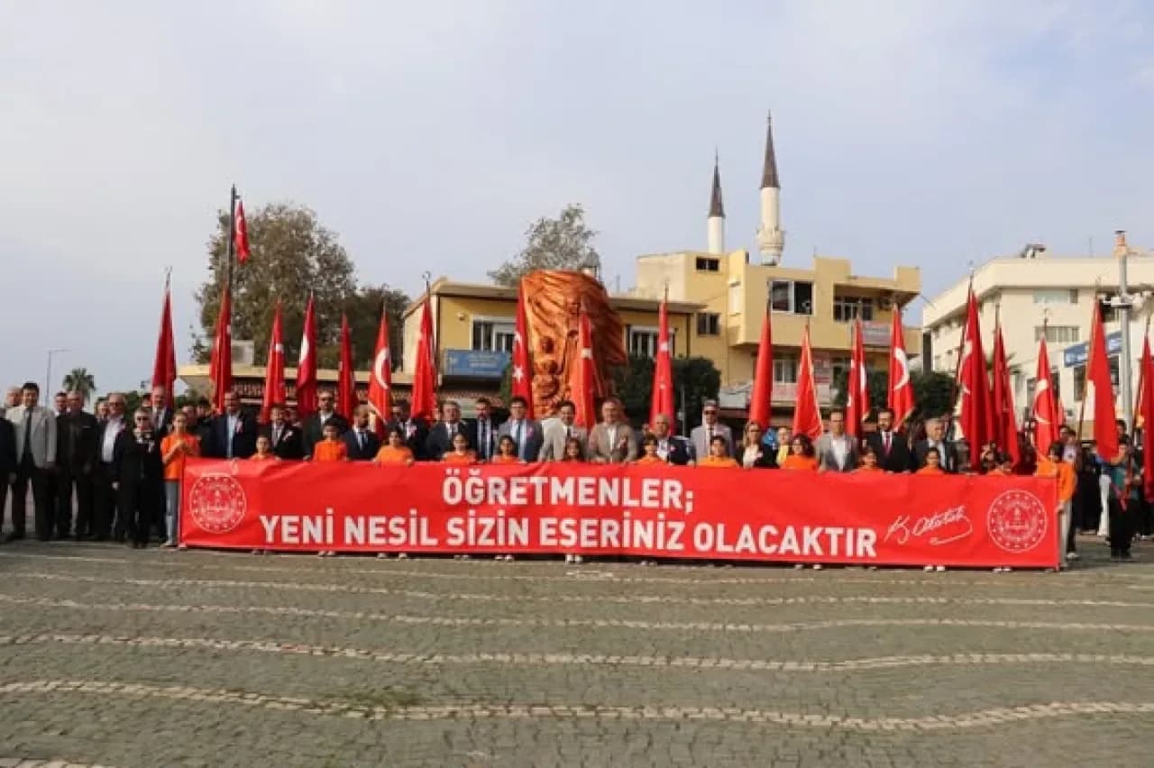 Gazipaşa'da 24 Kasım Öğretmenler Günü Coşkuyla Kutlandı