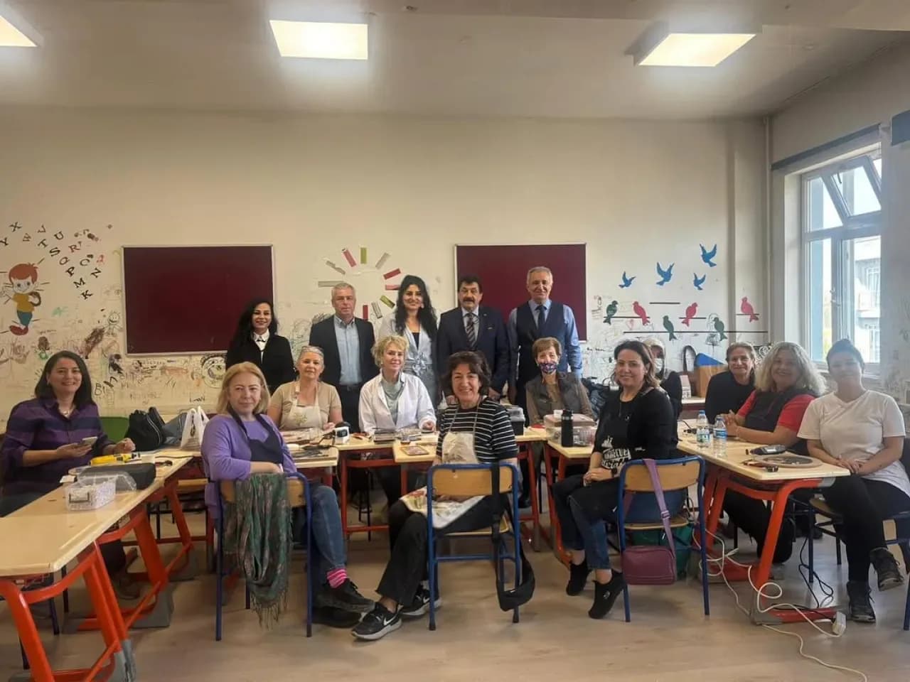 Tuzla'da Mozaik Kursiyerleri Sanatla Buluşuyor Tuzla'da Mozaik Kursiyerleri Sanatla Buluşuyor
