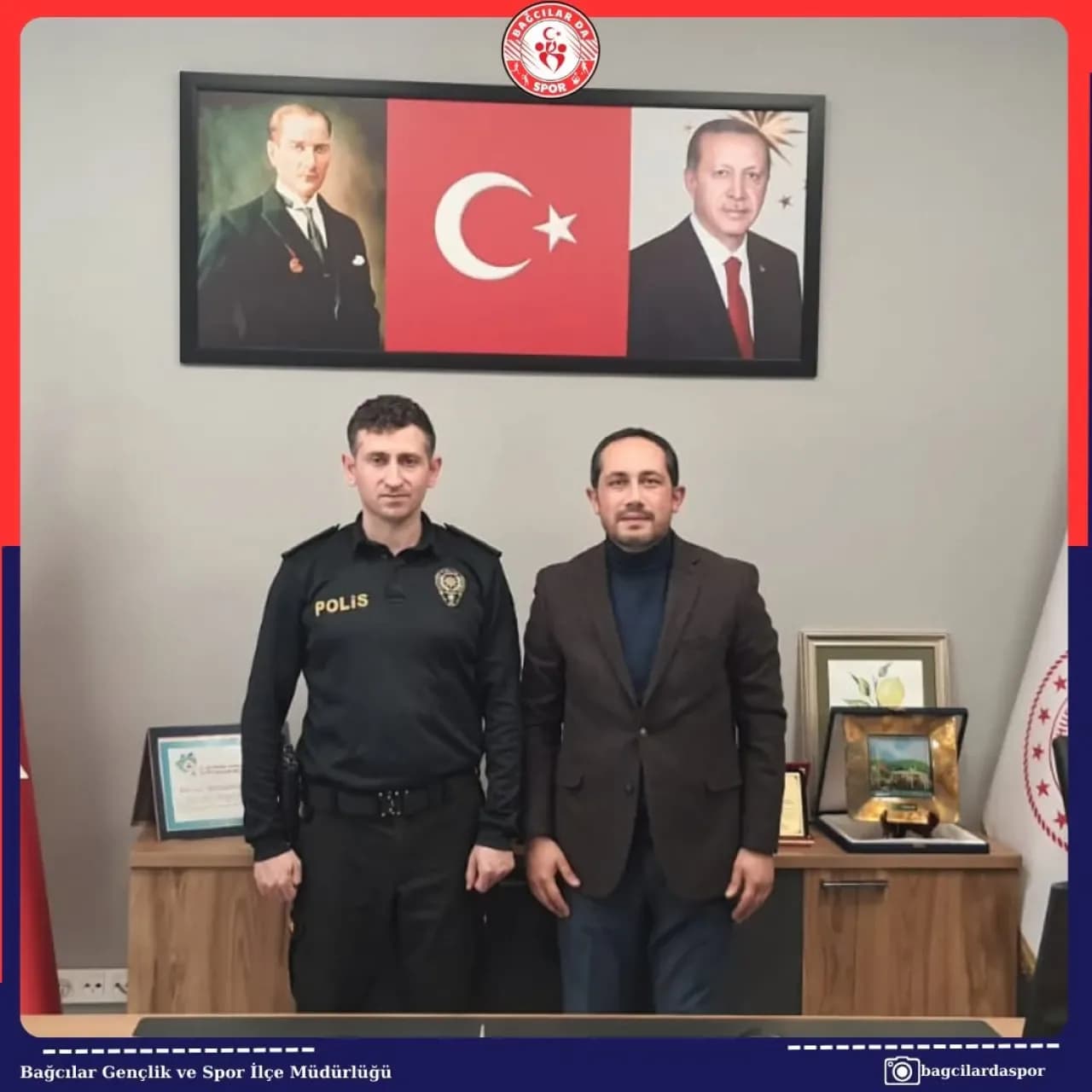 Bağcılar İlçe Emniyet Müdürü'nden Gençlik ve Spor Müdürlüğü'ne Ziyaret Bağcılar İlçe Emniyet Müdürü'nden Gençlik ve Spor Müdürlüğü'ne Ziyaret