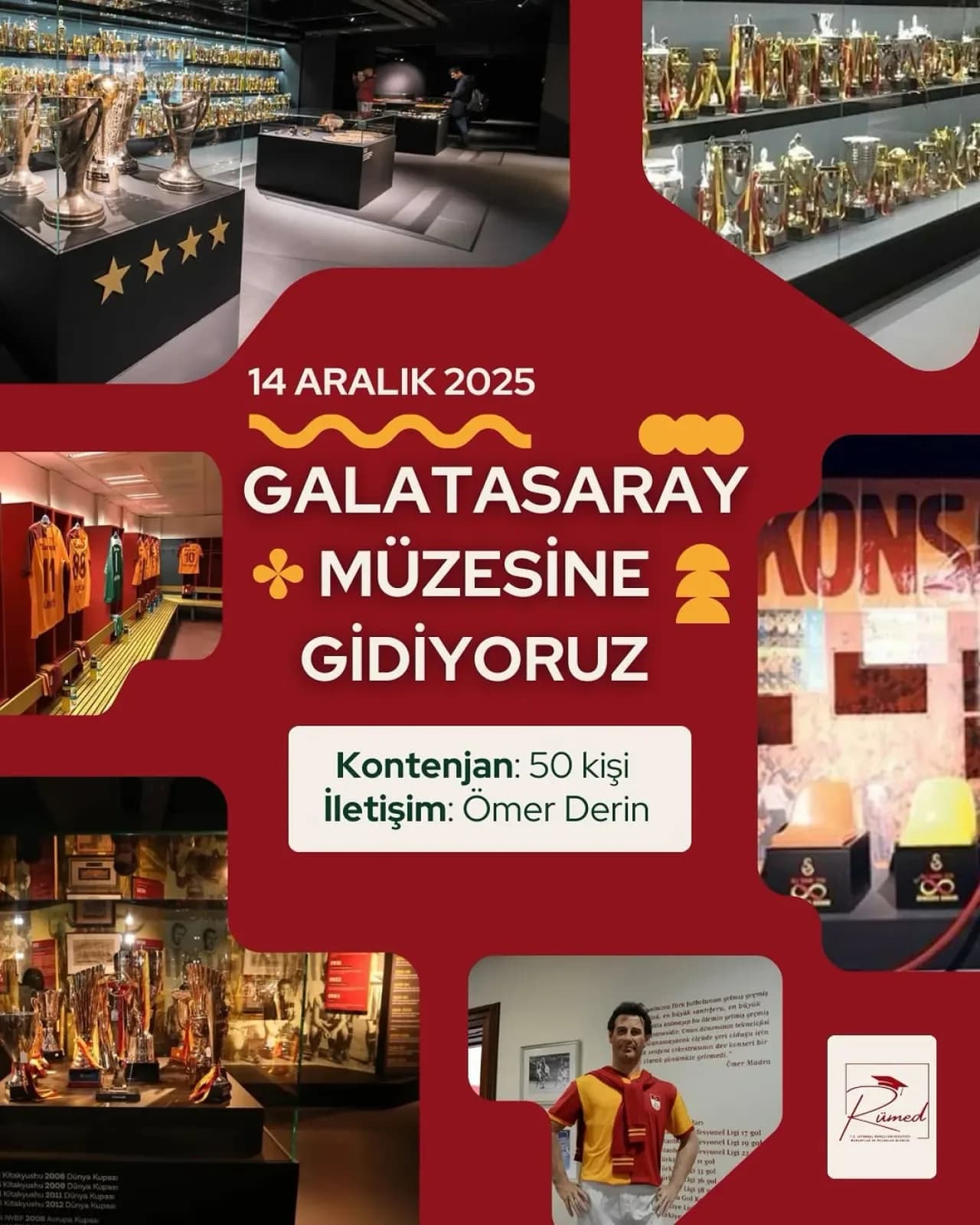 İstanbul Rumeli Üniversitesi'nden Galatasaray Müzesi'ne Kültür Gezisi