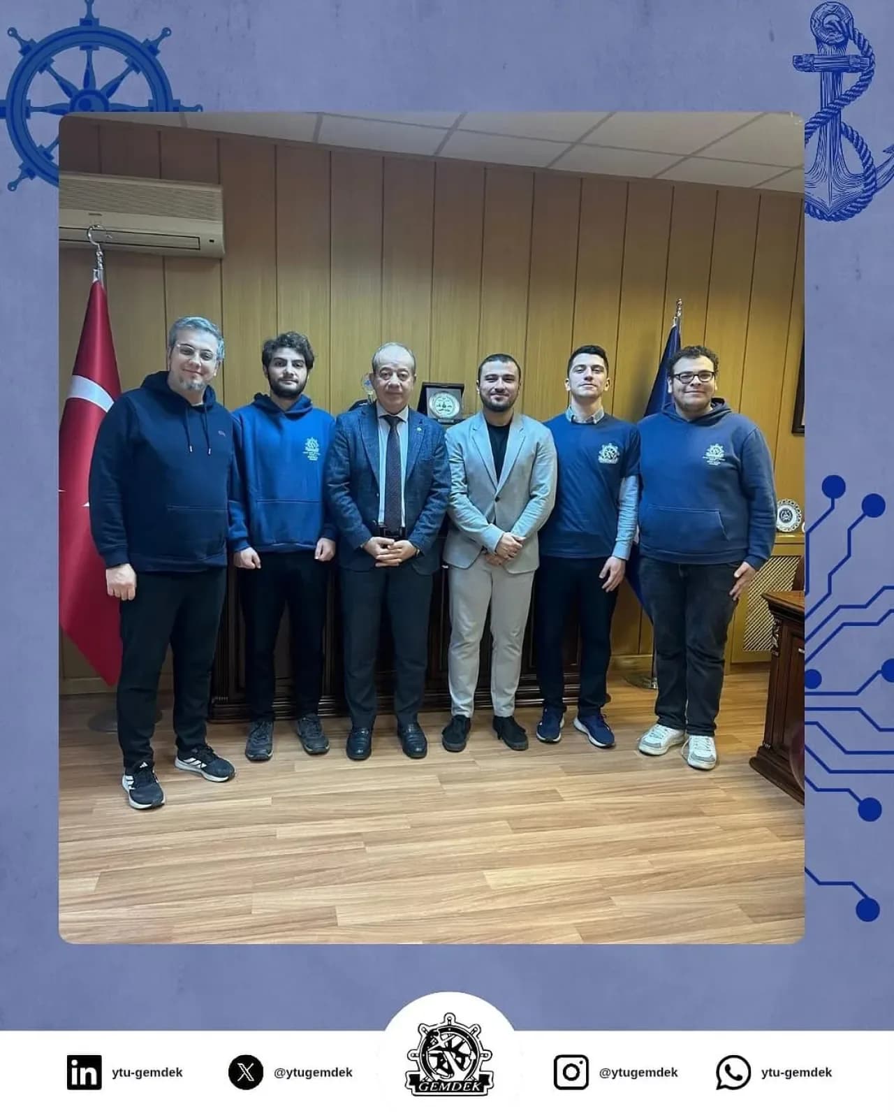 Yıldız Teknik Üniversitesi Gemi ve Denizcilik Kulübü'nden Akademik İş Birliği Yıldız Teknik Üniversitesi Gemi ve Denizcilik Kulübü'nden Akademik İş Birliği