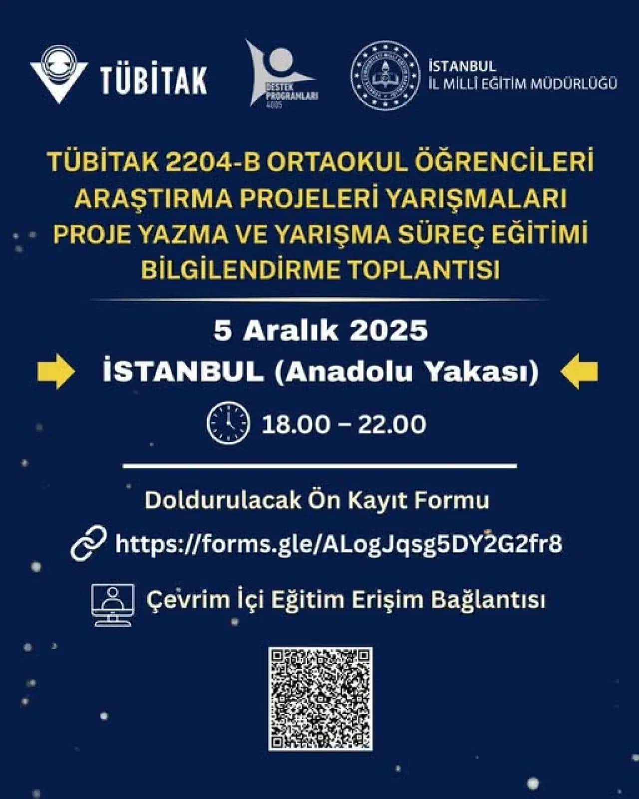 İstanbul'da Ortaokul Öğrencileri için TÜBİTAK Proje Yazma Eğitimi