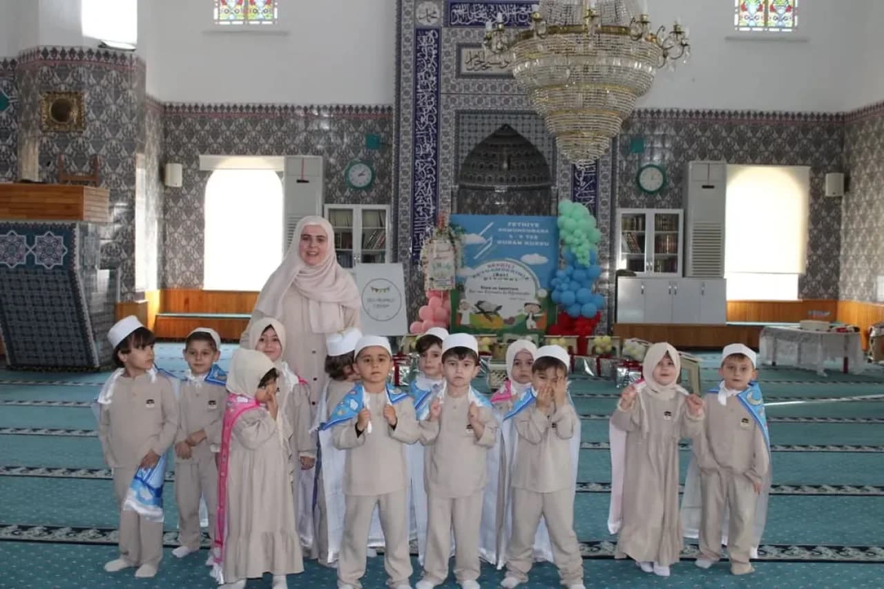 Nilüfer'de Fethiye Somuncu Baba Kur'an Kursu'nda Bed-i Besmele Heyecanı