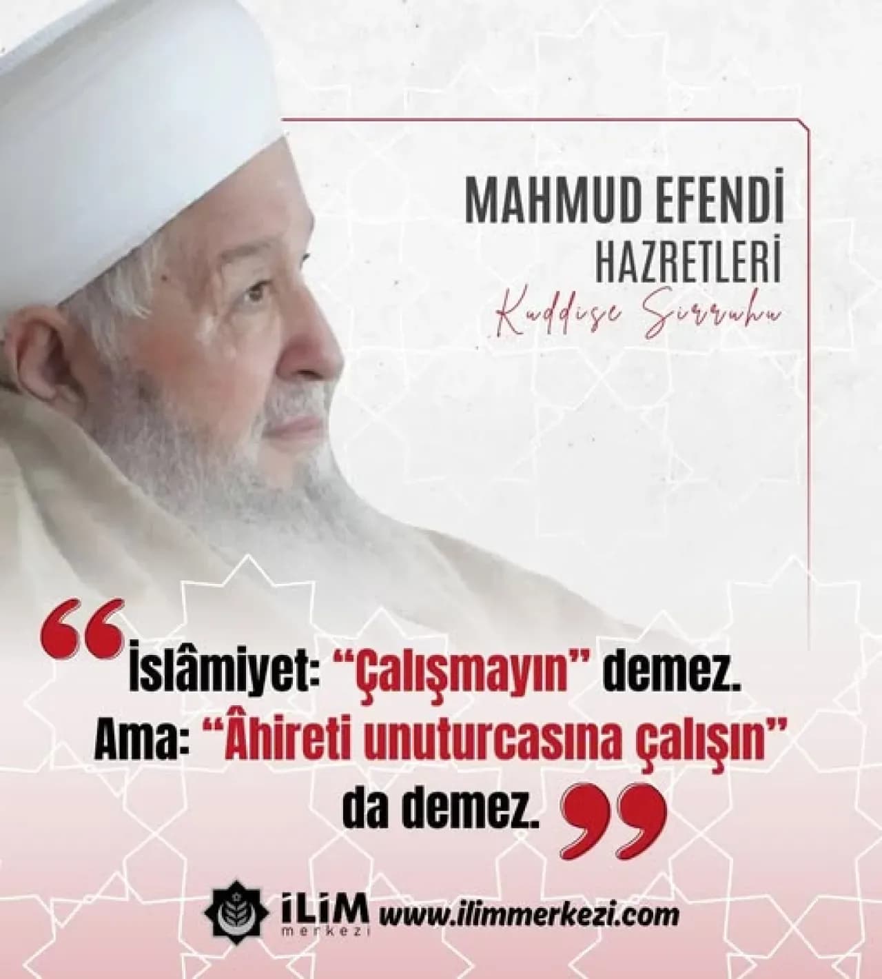 Mahmud Efendi Hazretleri'nden Hayat Dengesi Üzerine Önemli Mesaj: Dünya ve Ahiret Dengesi