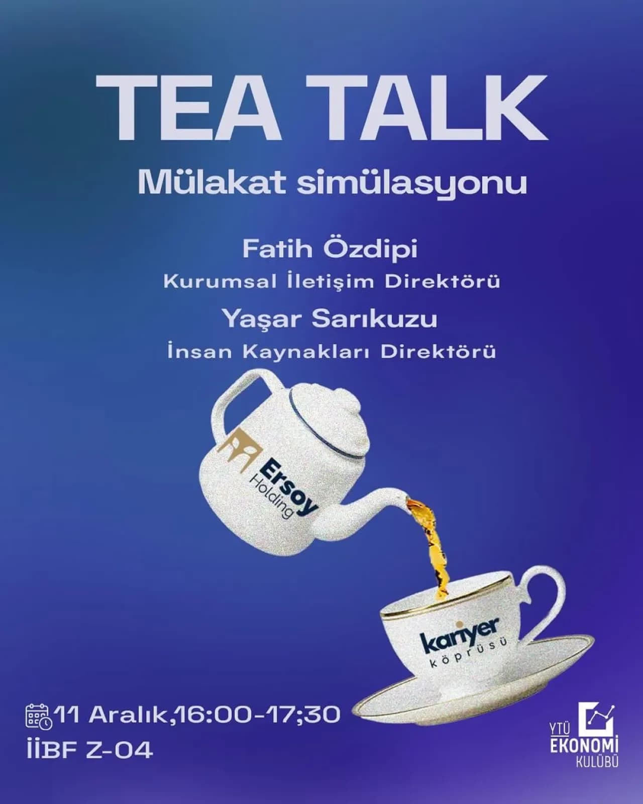 YTÜ Ekonomi Kulübü'nde Kariyer Sohbeti ve Mülakat Simülasyonu YTÜ Ekonomi Kulübü'nde Kariyer Sohbeti ve Mülakat Simülasyonu