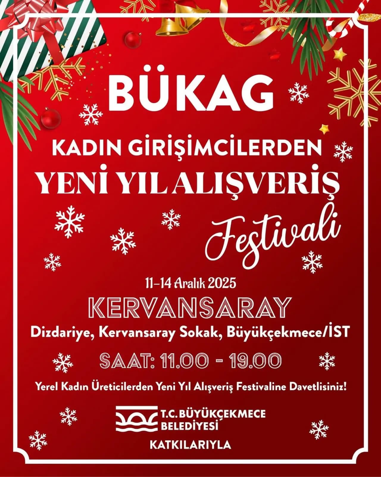 Büyükçekmece'de Kadın Girişimciler Yeni Yıl Festivali Düzenliyor