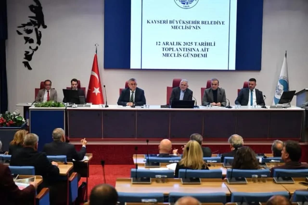 Kayseri Büyükşehir Belediyesi Aralık Ayı Meclis Toplantısı Gerçekleştirildi
