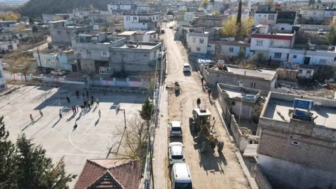 Araban Belediyesi Fevzi Çakmak Mahallesi'nde Altyapı Hazırlıklarına Başladı