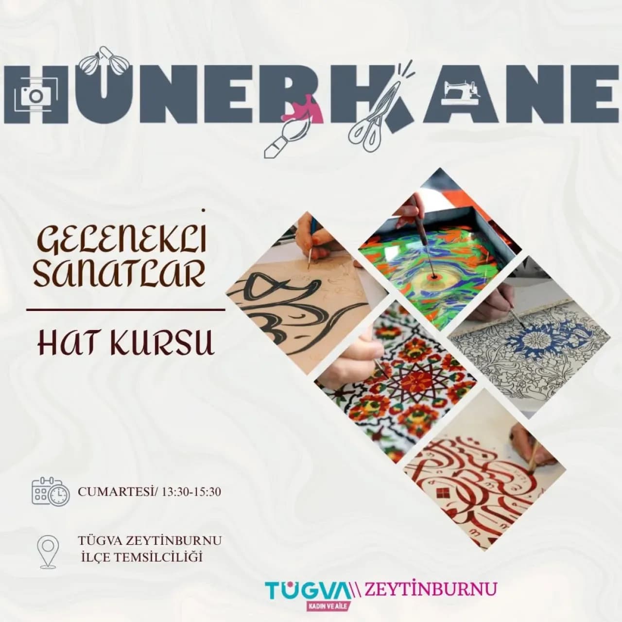 TÜGVA Zeytinburnu'ndan Hat Sanatı Kursu: "Her Harfte Sabır, Her Çizgide Huzur"