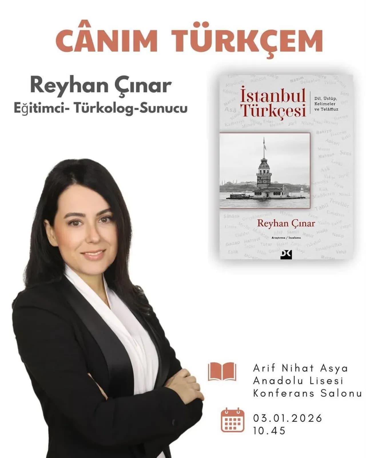 Reyhan Çınar, Türkçenin Gücünü Anlatmak Üzere Sancaktepe'de Reyhan Çınar, Türkçenin Gücünü Anlatmak Üzere Sancaktepe'de