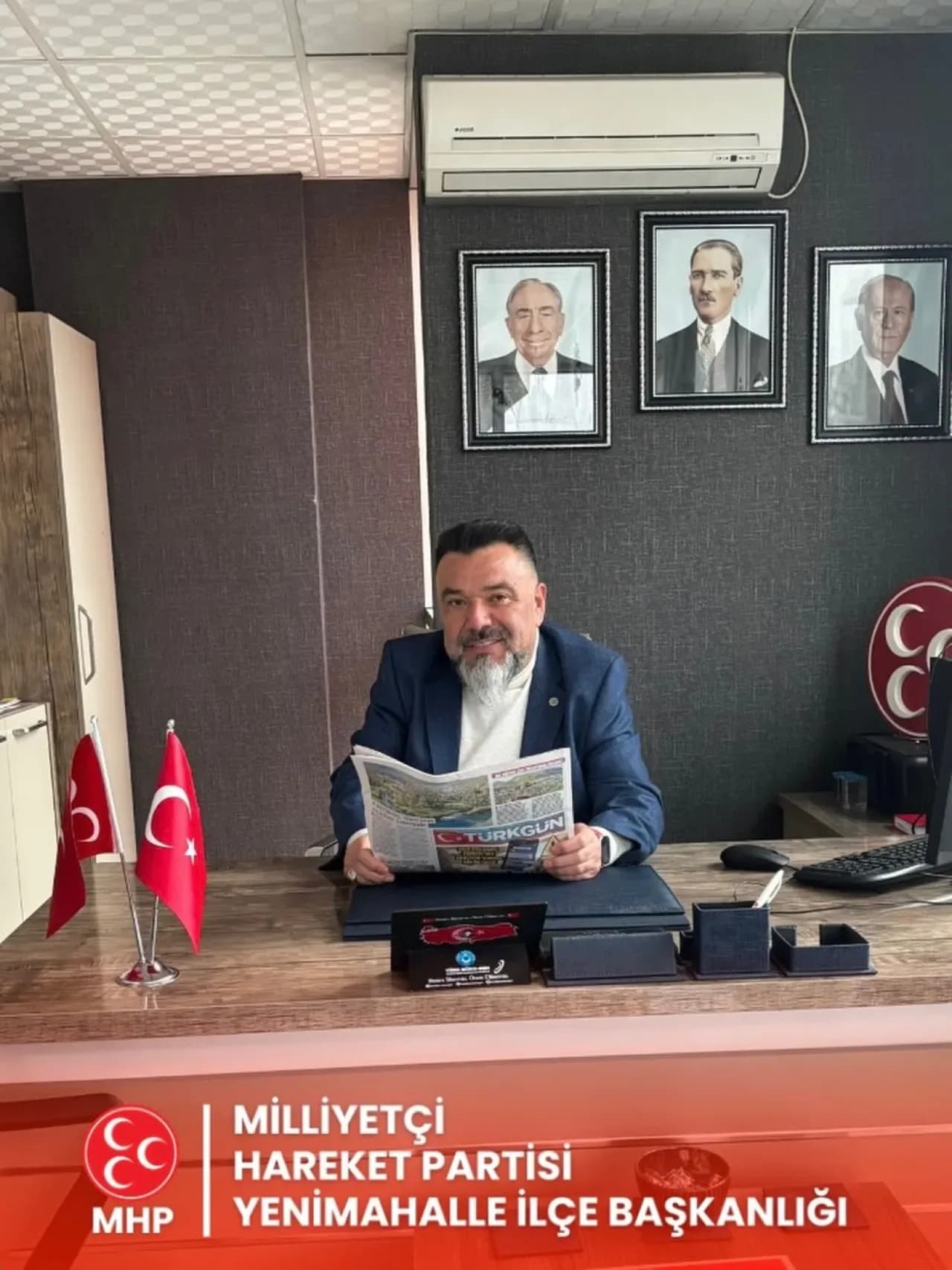 MHP Yenimahalle İlçe Başkanlığı'nda Bugünkü Nöbetçi Başkan Belli Oldu MHP Yenimahalle İlçe Başkanlığı'nda Bugünkü Nöbetçi Başkan Belli Oldu