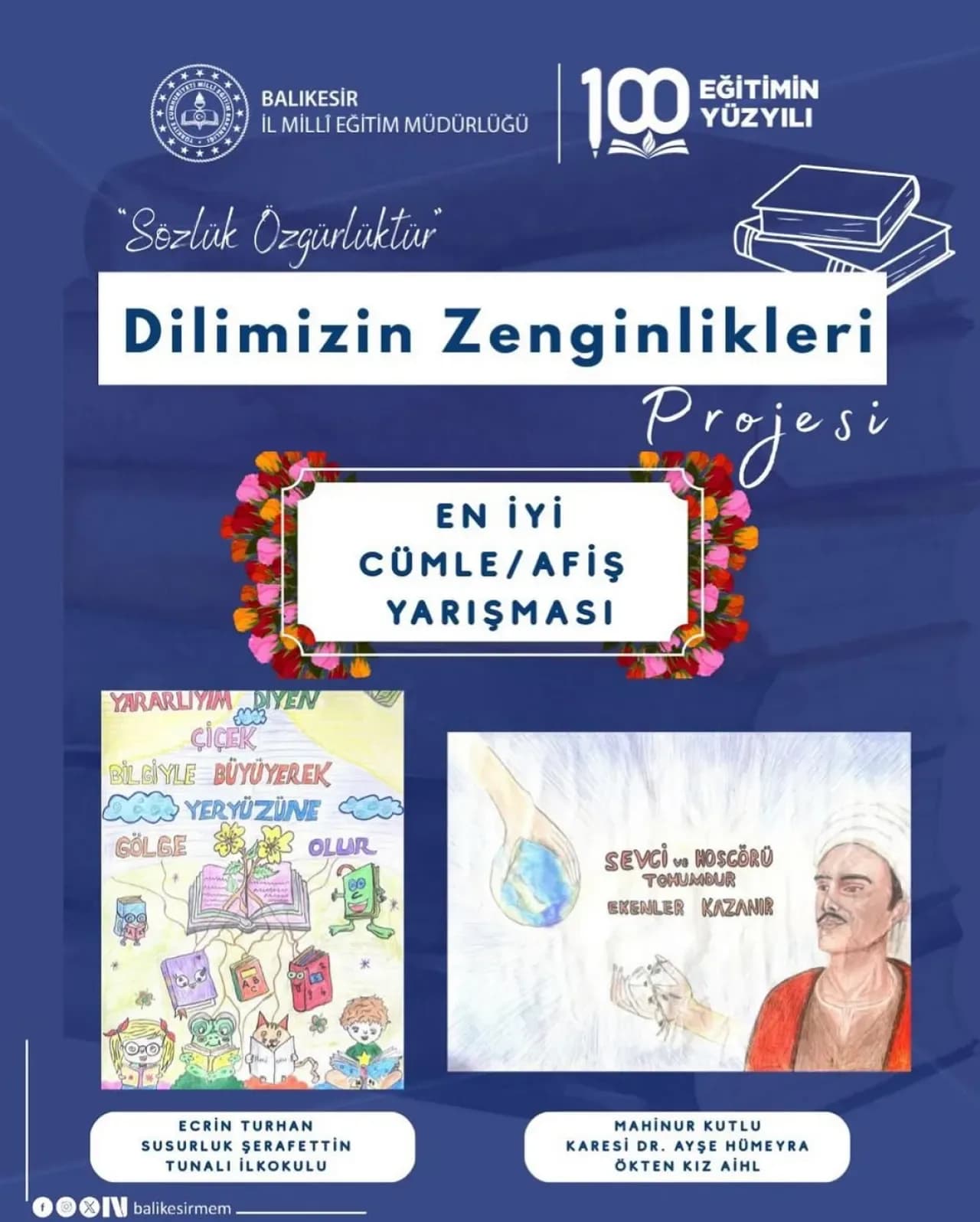 "Sözlük Özgürlüktür" Temalı Yarışmada Genç Kalemlerden Anlam Yüklü Cümleler