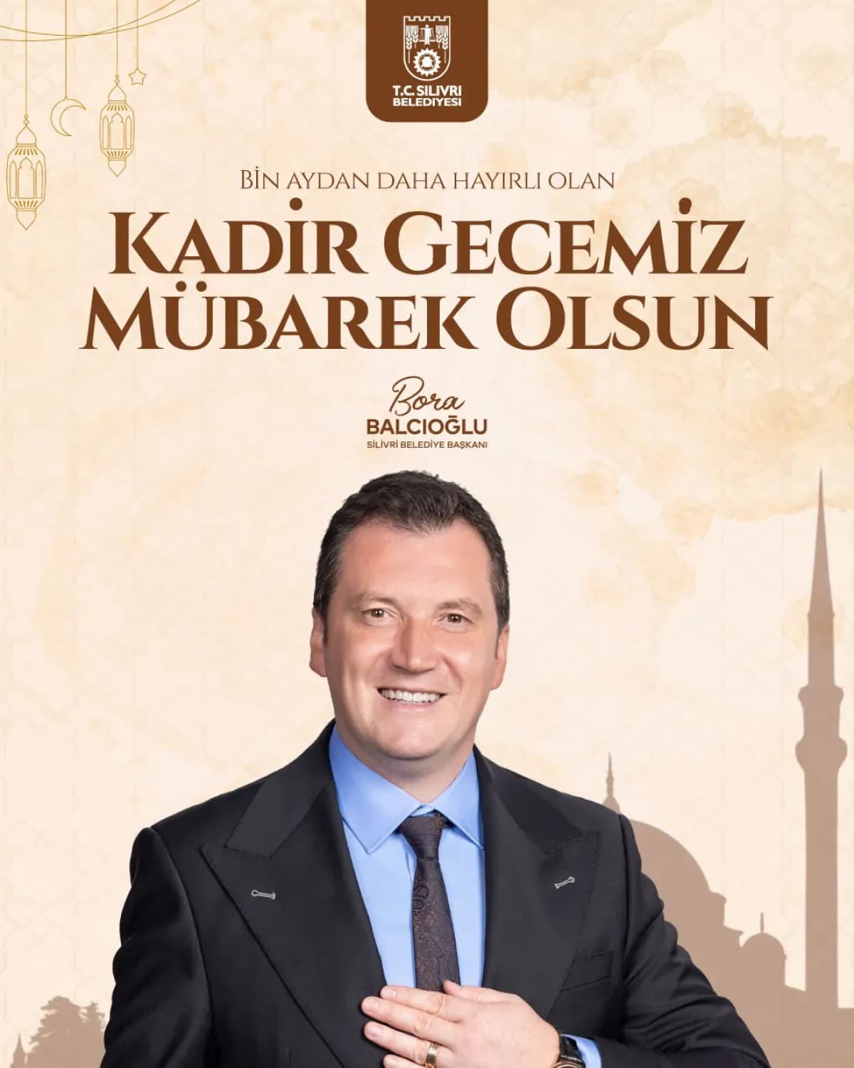 Silivri Belediyesi'nden Kadir Gecesi Mesajı: Birlik ve Kardeşlik Vurgusu