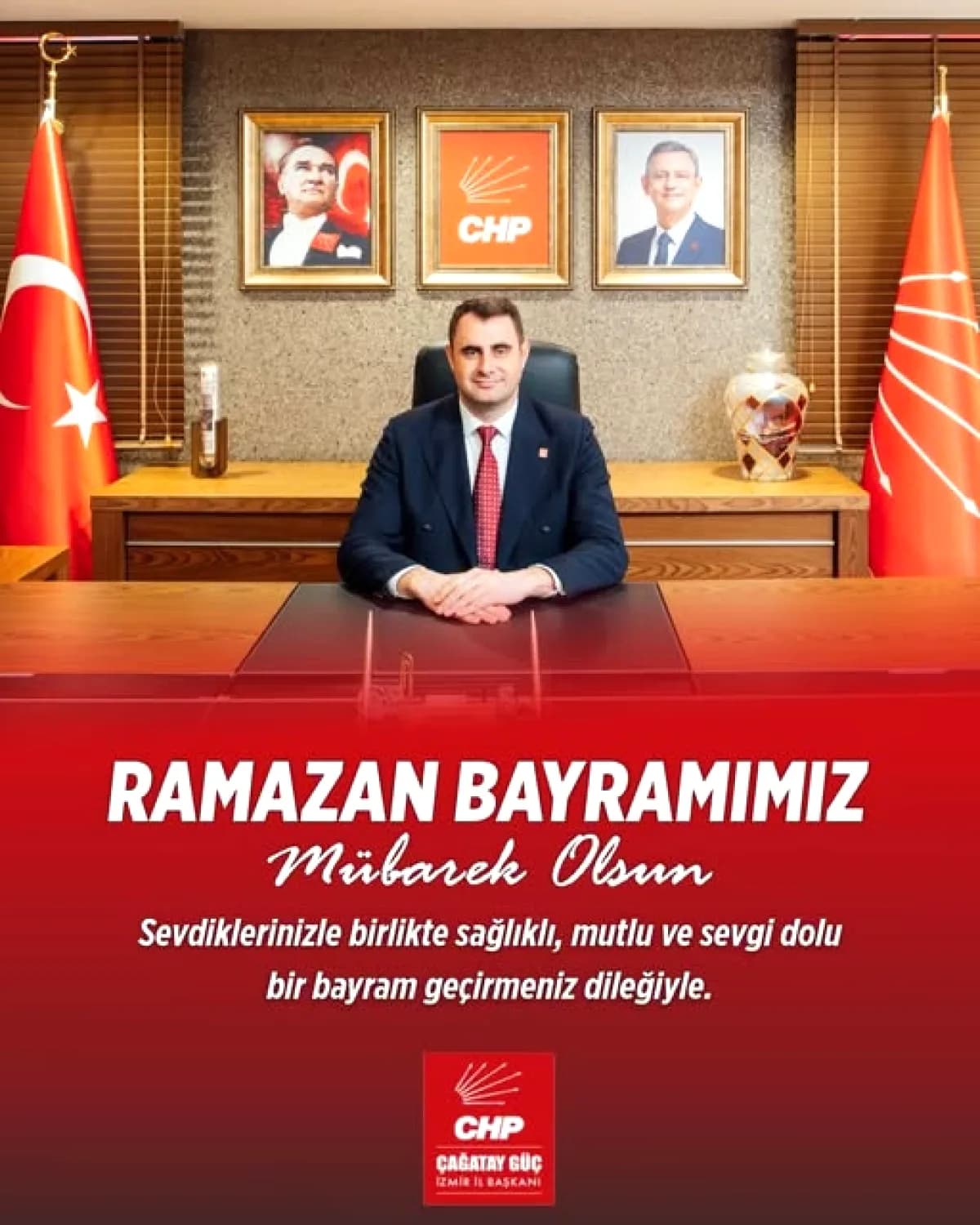 CHP İzmir'den bayram vurgusu: "Daha mutlu ve huzurlu nice bayramlar"