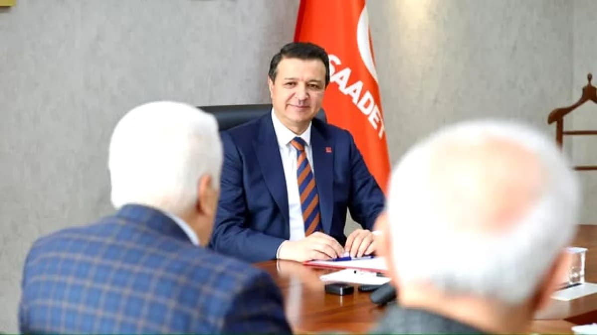Saadet Partisi Genel Başkanı Arıkan, Demokraside Birlik Vakfı Heyetini Ağırladı Saadet Partisi Genel Başkanı Arıkan, Demokraside Birlik Vakfı Heyetini Ağırladı
