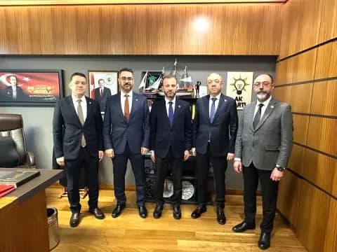 TEB Heyeti, AK Parti Kütahya İlçe Başkanı Bayırcı'yı Ziyaret Etti