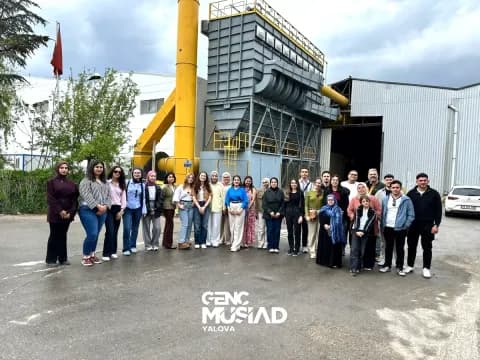 Yalova Üniversitesi ve Genç MÜSİAD'dan Sanayiye Teknik Gezi