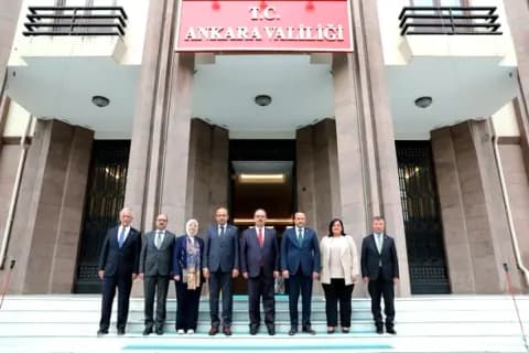 Bursa Milletvekillerinden Ankara Valisi Canbolat'a Ziyaret