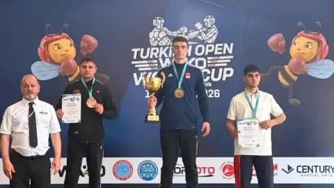 Trabzonlu Kerem Talha Holoğlu'ndan Dünya Kupası'nda Çifte Zafer