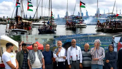 İHH Kütahya Şubesi'nden Global Sumud Kara Konvoyu aktivistlerine destek açıklaması