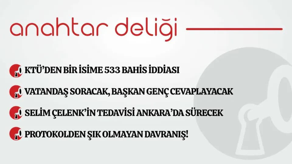 KTÜ'de Bahis İddiası ve Şehir Gündemi: 533 Kayıt Tartışması görseli