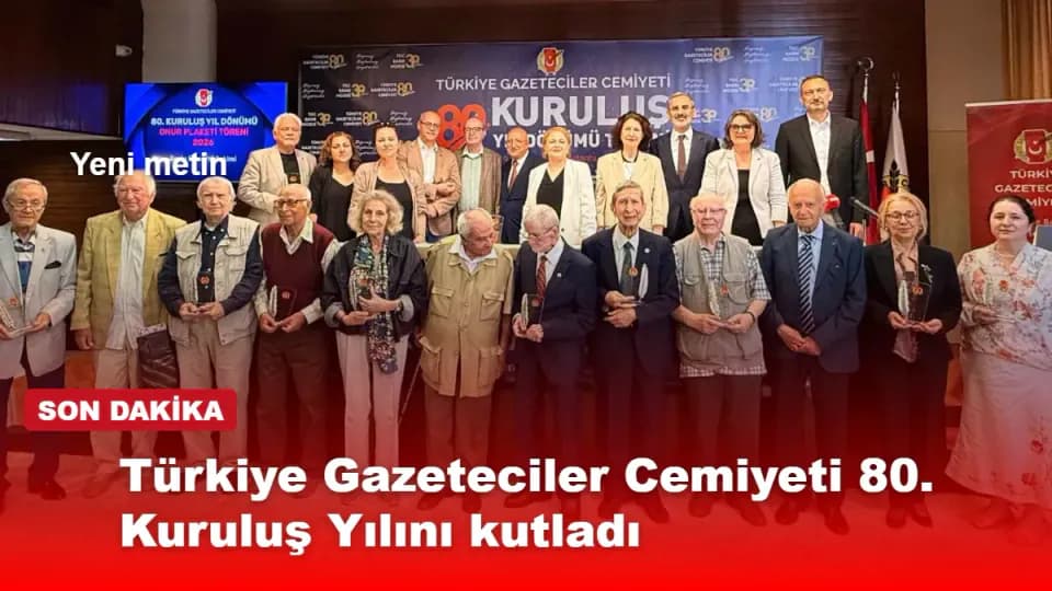 TGC 80 Yaşında: Basın Özgürlüğü ve Vefa Bir Arada görseli