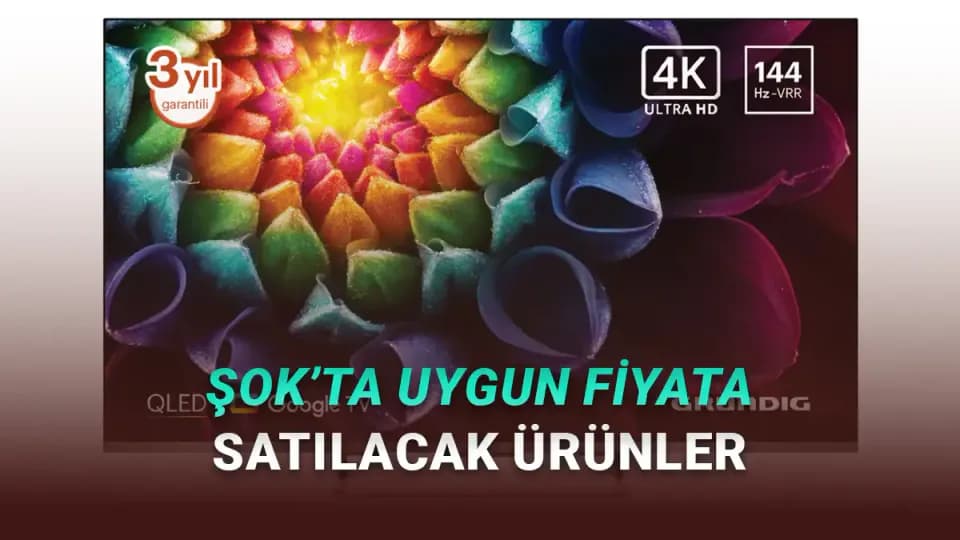 ŞOK'ta Teknoloji ve Beyaz Eşya Günleri: 10-16 Haziran Fırsatları görseli