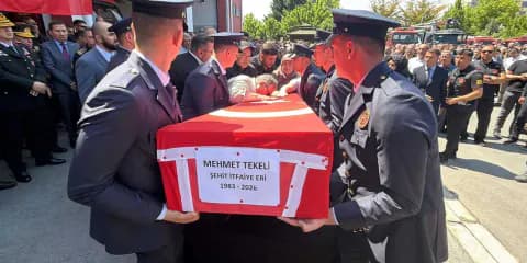 Konya'da Kahraman Veda: Şehit İtfaiye Eri Mehmet Tekeli Son Yolculuğuna Uğurlandı