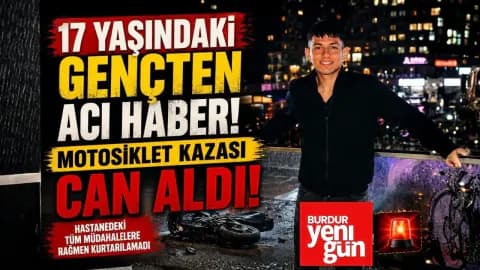 Denizli'de Motosiklet Kazası: 17 Yaşındaki Eymen Çağlar Kutlu Hayatını Kaybetti