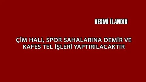 Bolu'da Park ve Spor Sahalarına Yeni Çehre: İhale Süreci Başlıyor