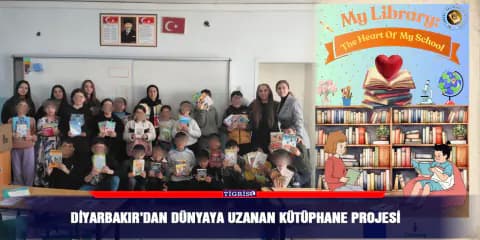 Diyarbakır'dan 10 Ülkeye Uzanan Başarı: 'Okulumun Kalbi Kütüphanem' Tamamlandı