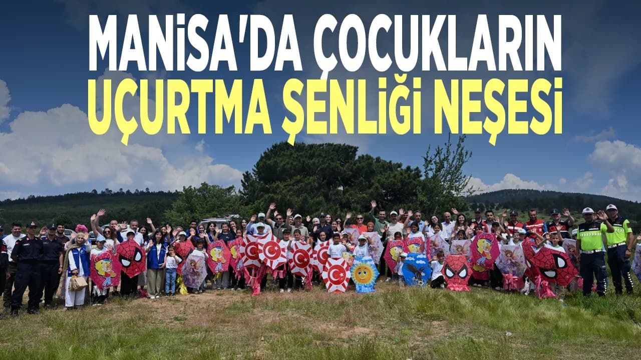 Demirci'de Gökyüzü Renklendi: Çocuklar Geleneksel Oyunlarla Buluştu