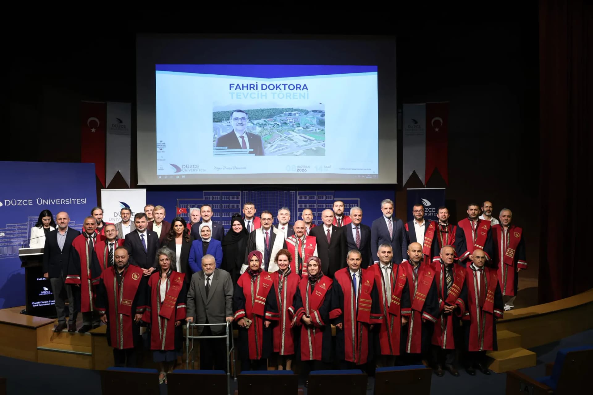 Fatih Dönmez'e Düzce Üniversitesi'nden Fahri Doktora Unvanı