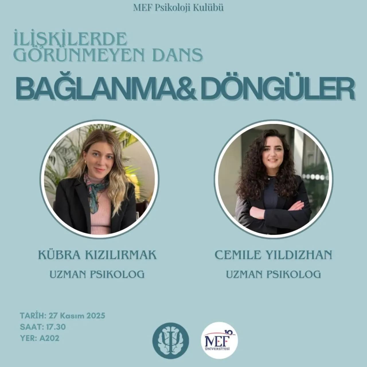 İlişkilerdeki Görünmez Döngüler MEF Üniversitesi'nde Seminerle Masaya Yatırılıyor