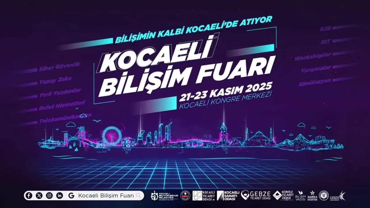 Kocaeli Bilişim Fuarı 2025: Teknoloji Dünyasının Öncü İsimleri Buluşuyor Kocaeli Bilişim Fuarı 2025: Teknoloji Dünyasının Öncü İsimleri Buluşuyor