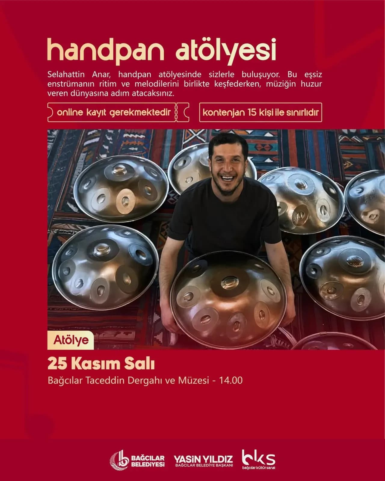 Bağcılar'da Handpan Atölyesi: Müziğin Büyülü Dünyasına Yolculuk Bağcılar'da Handpan Atölyesi: Müziğin Büyülü Dünyasına Yolculuk
