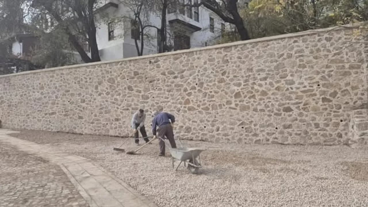 Akseki'de Güvenlik İçin Taş Duvar Çalışmaları Tamamlandı