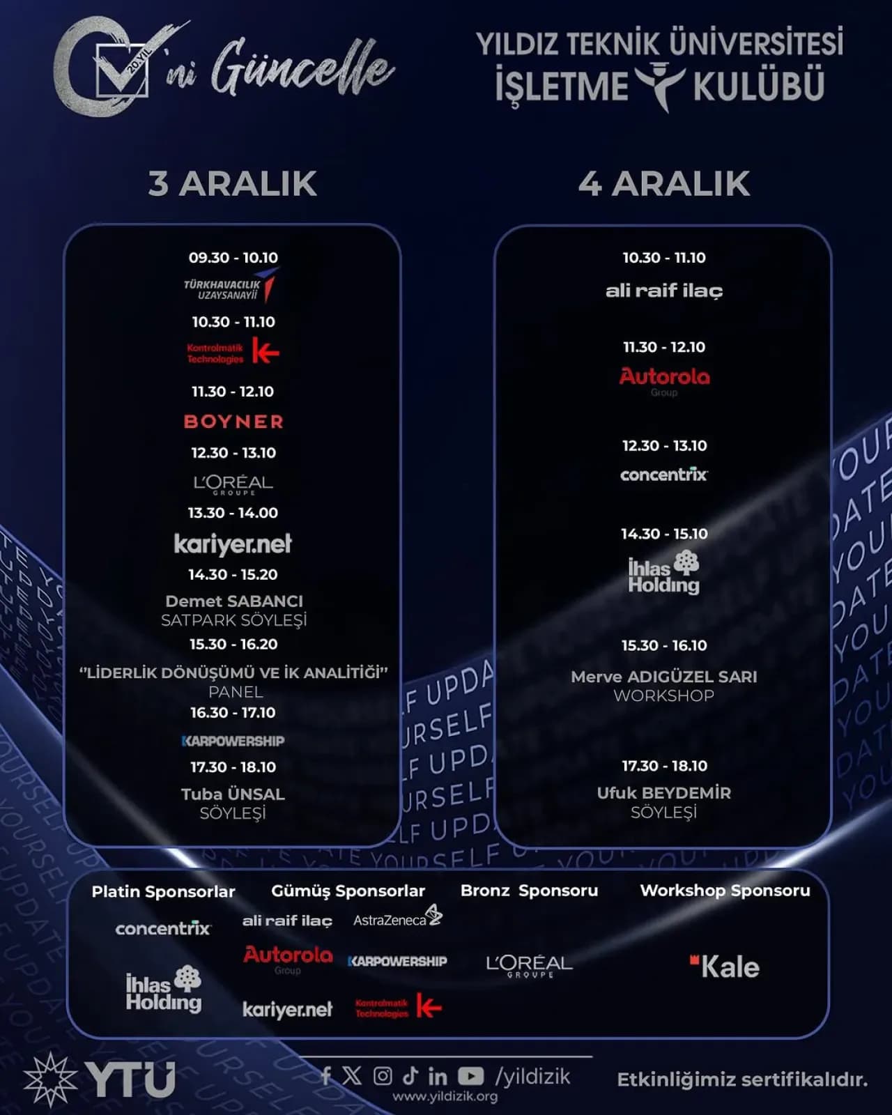 Yıldız İşletme Kulübü, Öğrenciler İçin CV Güncelleme Etkinliği Düzenliyor Yıldız İşletme Kulübü, Öğrenciler İçin CV Güncelleme Etkinliği Düzenliyor