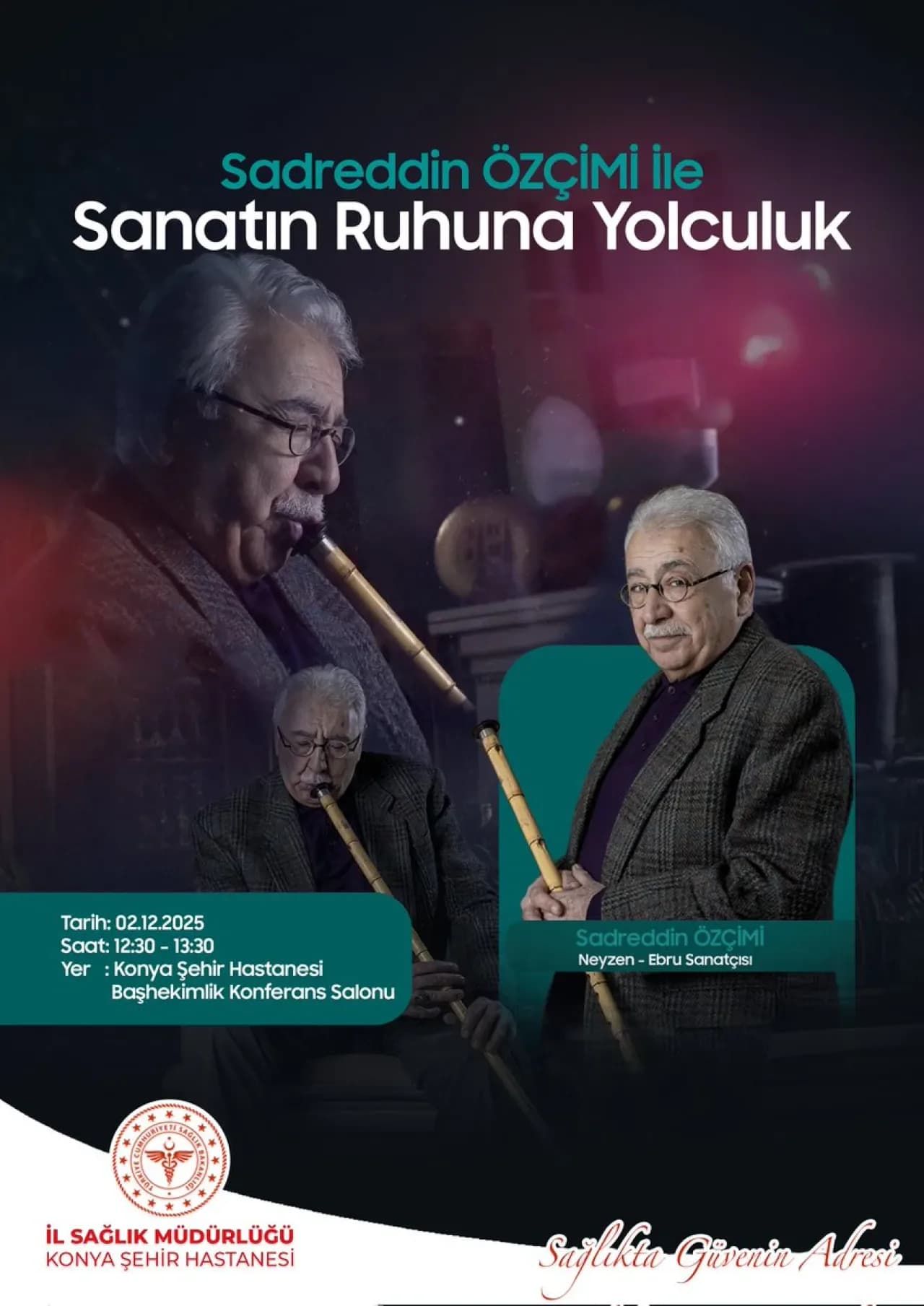 Konya Şehir Hastanesi'nde Sanat ve Sağlık Buluşması: Sadrettin Özçimci ile Söyleşi
