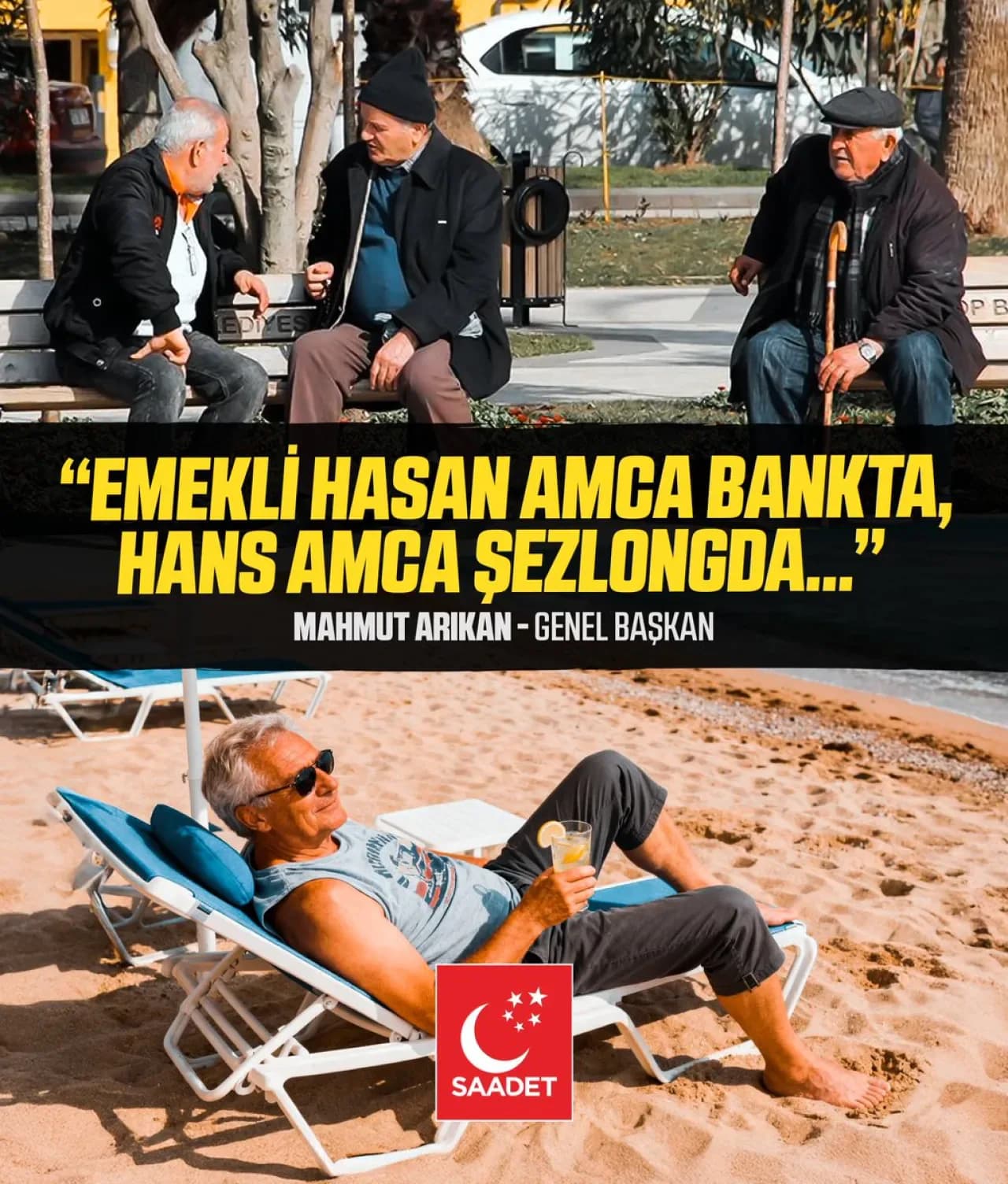 Emekli Hasan Amca'nın Banktaki Dinlenme Anları Sosyal Medyada Gündem Oldu Emekli Hasan Amca'nın Banktaki Dinlenme Anları Sosyal Medyada Gündem Oldu