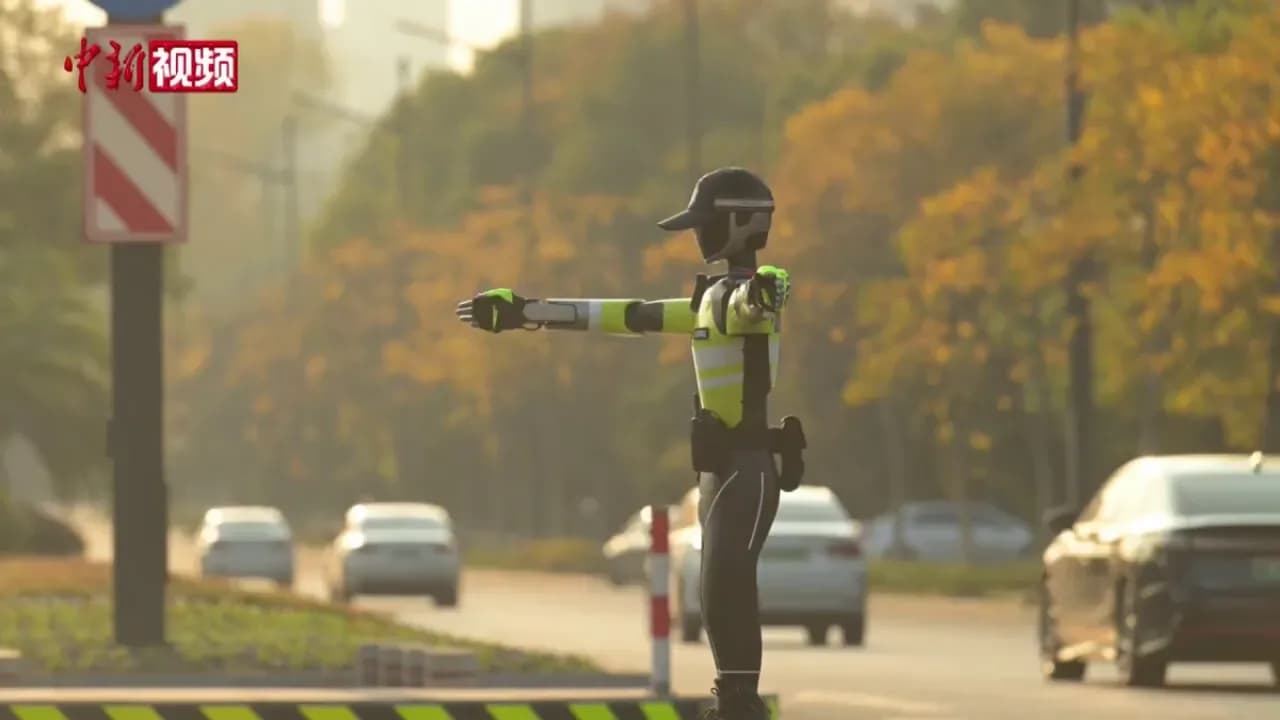 Hangzhou'da Trafik Yönetimi Yapay Zeka ile Buluştu: Hangxing No.1 Robotu Göreve Başladı Hangzhou'da Trafik Yönetimi Yapay Zeka ile Buluştu: Hangxing No.1 Robotu Göreve Başladı